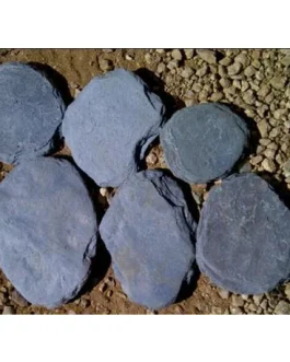 1 Ton Tumbled Black Slate Pebbles (50 x 20Kg bags)
